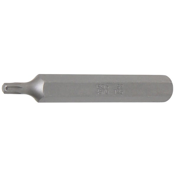 BGS Bit Länge 75 mm Antrieb Außensechskant 10 mm (3/8) T-Profil (für Torx) T25 - 4570