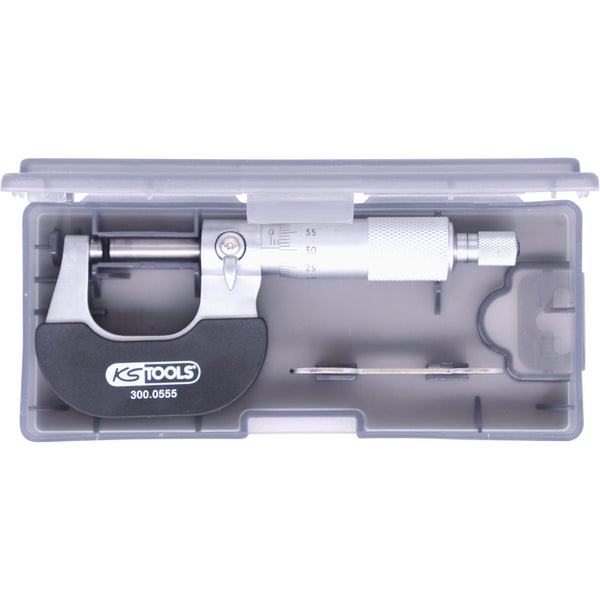 Werkzeugset für die Messung der Brennweite in einer Kunststoffbox