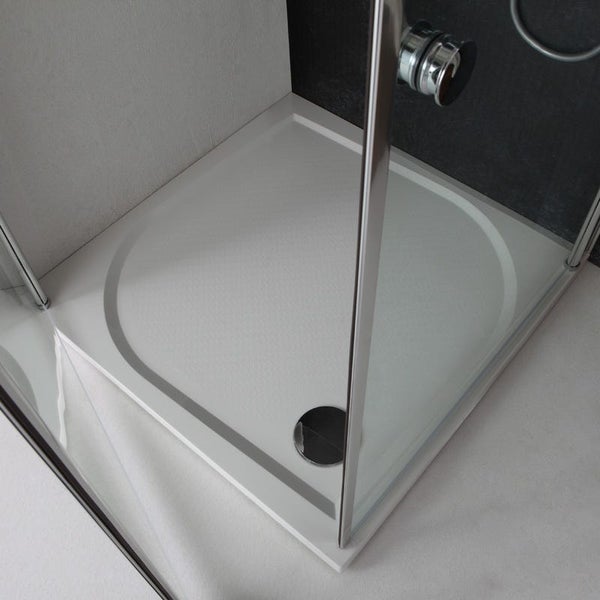 Duschkabine mit Eckeinstieg teilgerahmt 70x70cm | Cristal