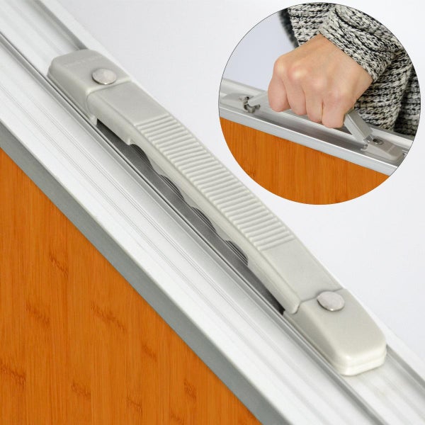 AMANKA klappbarer stabiler Campingtisch 120x60x70cm höhenverstellbar tragbar Kofferformat Aluminium Bambus