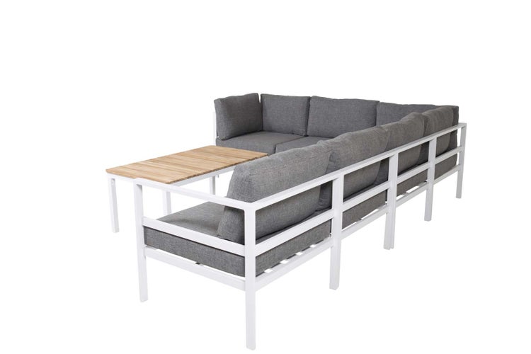 Brasilia Lounge-Set 2 Teile weiß. 60 X 110 X 45 cm