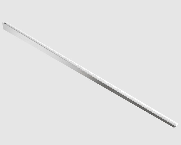 Duschprofil aus Edelstahl gebürstet für bodengleiche Duschen.