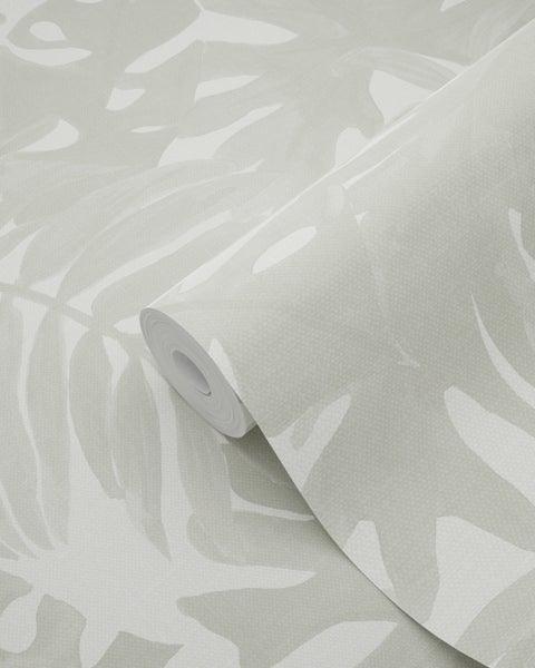 Tapetenrolle mit Blattmuster