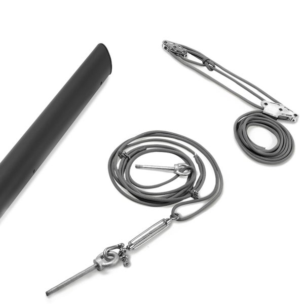 Sonnensegelmast Extra Robust EZ Mast Anthrazit 260 cm – Massiv, langlebig, modernes Design – Maanta®
