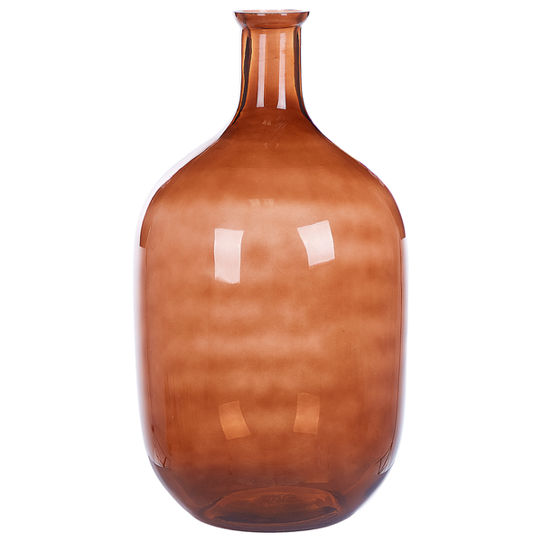 Dekovase DALCHINI Glas 51 cm Goldbraun