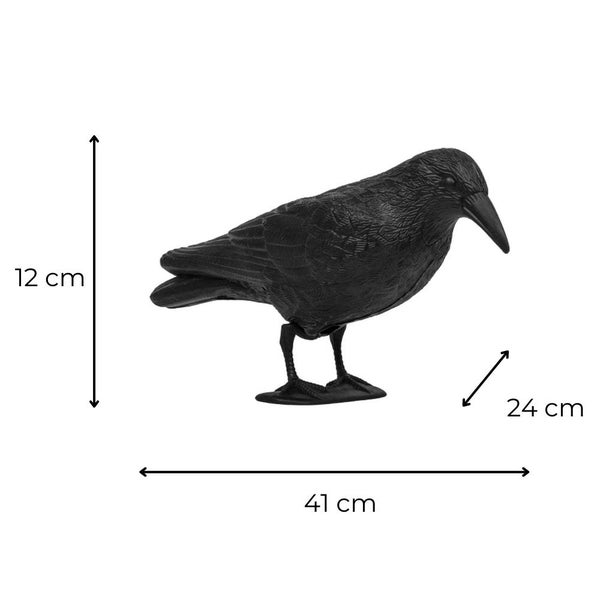 Taubenabwehr Vogelabwehr Krähe Raben Attrappe Taubenschreck Vogelschreck Vogelabwehr Vogelscheuche Tauben vertreiben