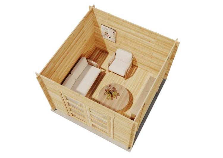 Nahaufnahme von Miniaturrosen mit rosa und cremefarbenen Blüten