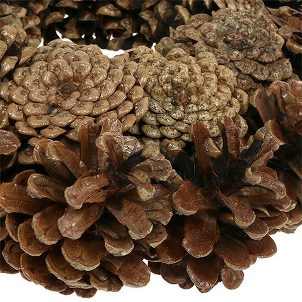 Dekoration aus Kiefernzapfen, Detailansicht