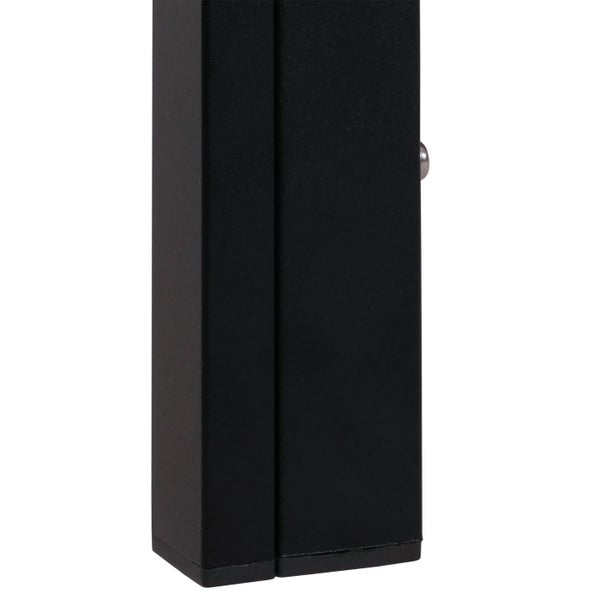 Schwarzes Tischbein aus Metall