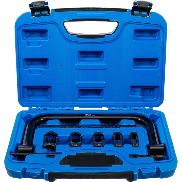 Ventilfederspanner-Satz in blauem Werkzeugkoffer