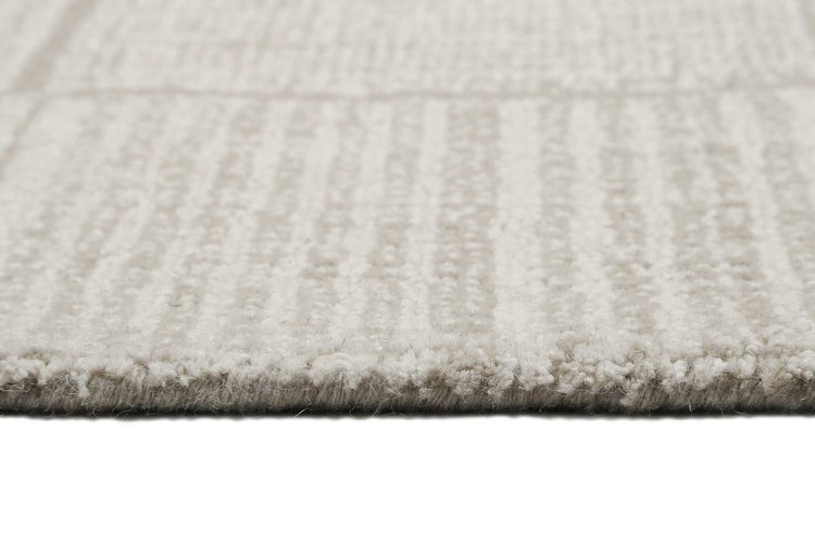 Teppich Creme Beige aus Naturfasern Lasse WECONhome 170x240 cm