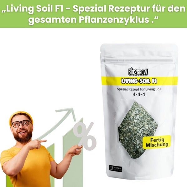 Bio2Grow Living Soil F1-Spezialrezeptur für den gesamten Pflanzenzyklus
