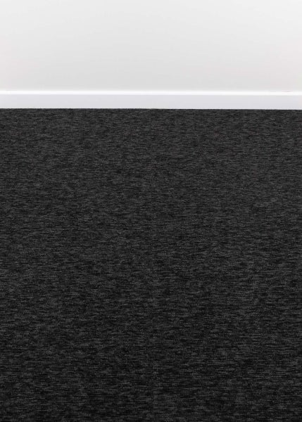 Teppichfliesen in 50 x 50 cm selbstliegend schwarz Teppichfliesen in Velours Schlingen Qualität für Flur und Wohnzimmer
