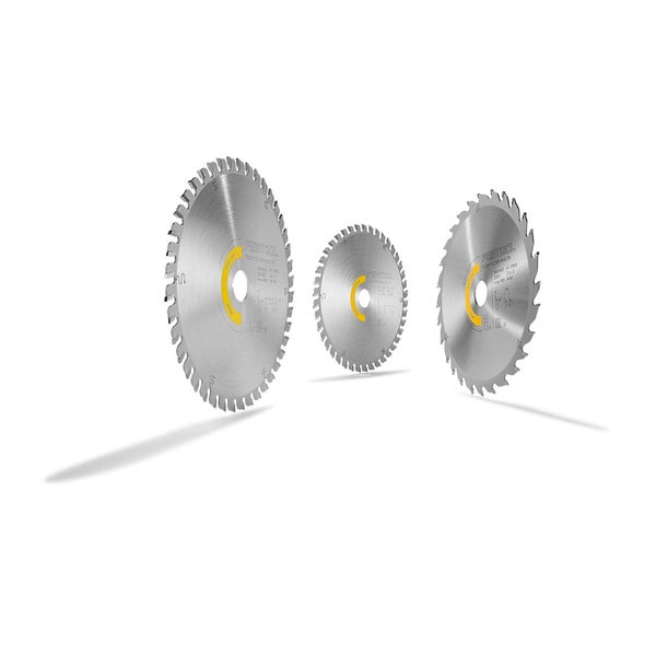 Drei Festool Sägeblätter für feine Schnitte