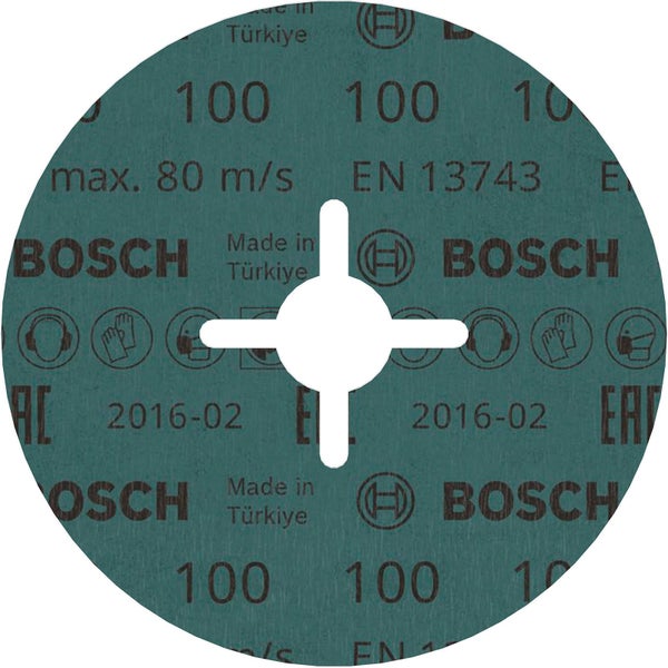 Bosch PRO R574 Fiberscheibe 125 mm G100 - 2608606735