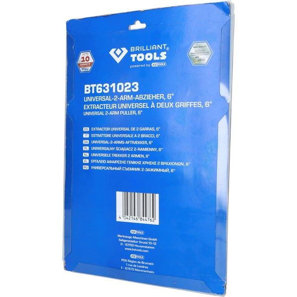 BRILLIANT TOOLS Universal-2-Arm-Abzieher 6 - BT631023