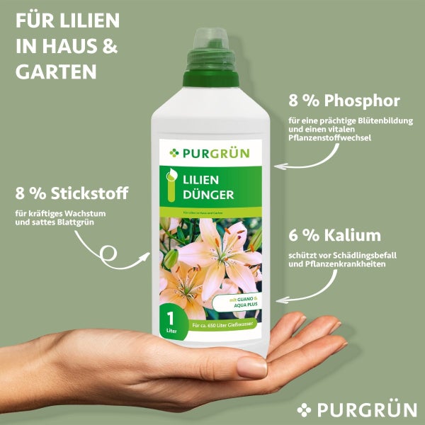 Purgrün Lilien-Dünger 1 Liter