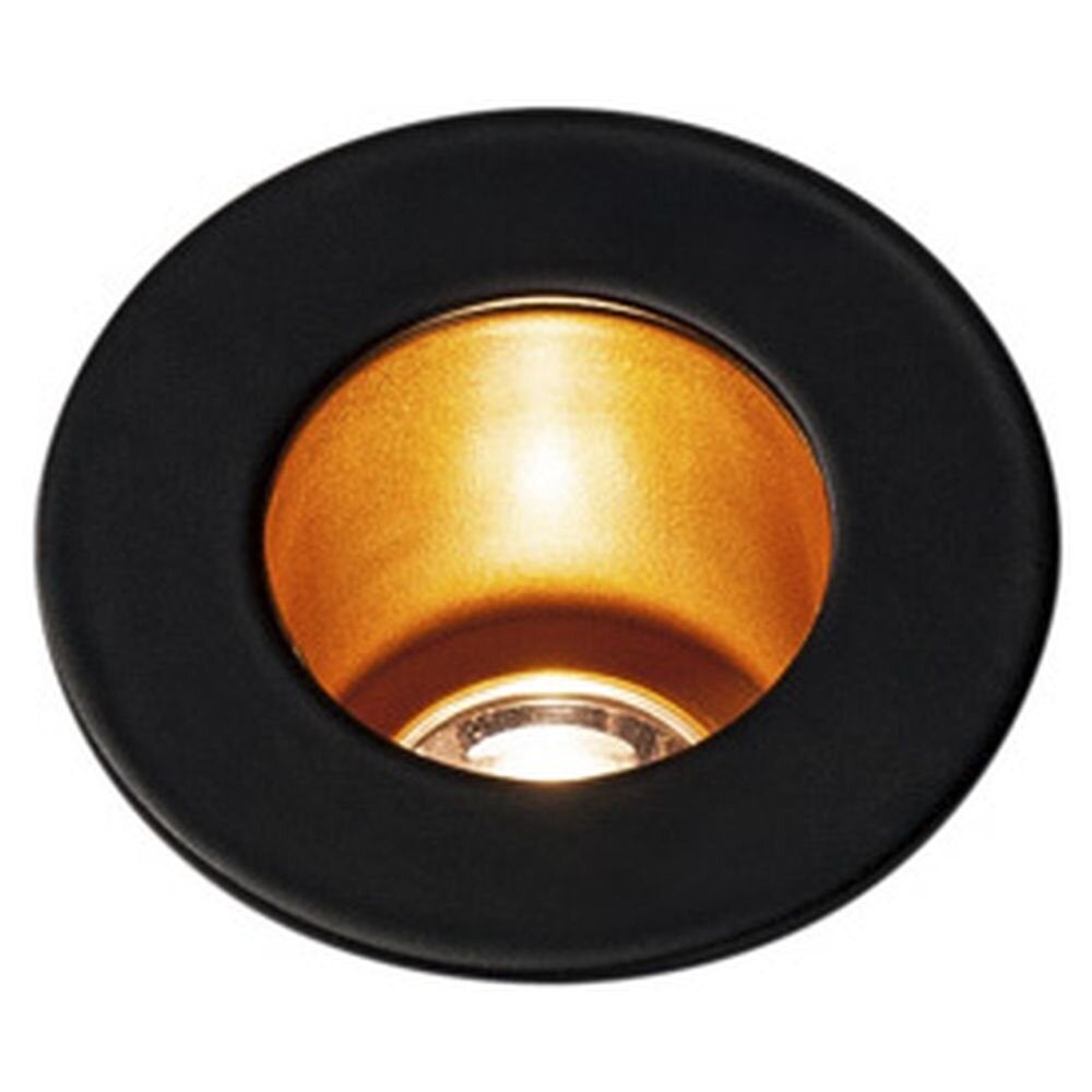 Triton Mini LED Deckeneinbauleuchte, schwarz, gold, 3000K, 12°