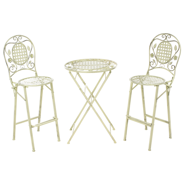 Gartenbar Set klappbar BIVIO Metall Hellgrün
