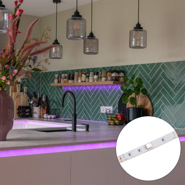 Smarter LED-Streifen RGBW 5 Meter 18W