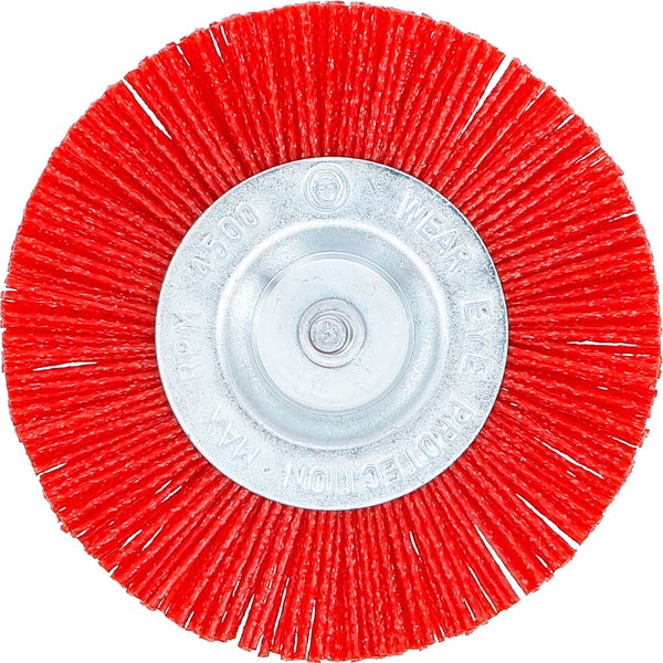 BGS Nylonbürste 100 mm 6 mm Schaft - 9186