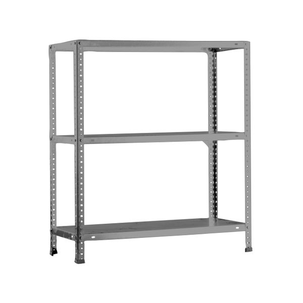 PROREGAL Schraubregal Panda Mini HxBxT 90 x 110 x 40 cm Fachlast 75 kg Grau