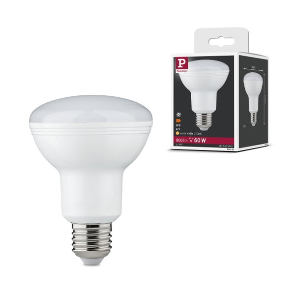 Standard 230V LED Reflektor R80 900lm 9,5W 2700K Opal