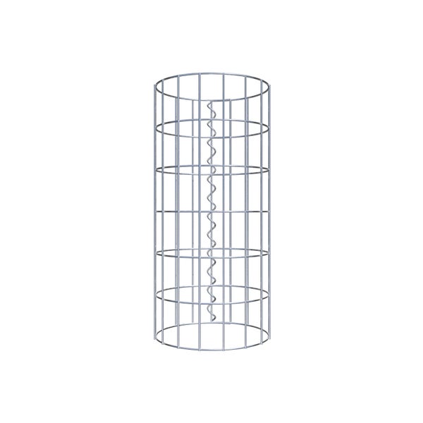 Gabionensäule Durchmesser 27 cm, MW 5 x 10 cm rund - Höhe: 0,60 m
