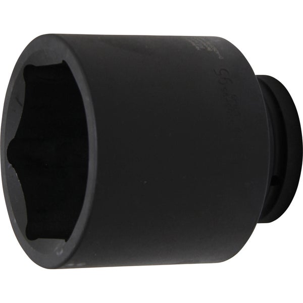 BGS Kraft-Steckschlüssel-Einsatz Sechskant tief Antrieb Innenvierkant 25 mm (1) SW 95 mm - 5500-95