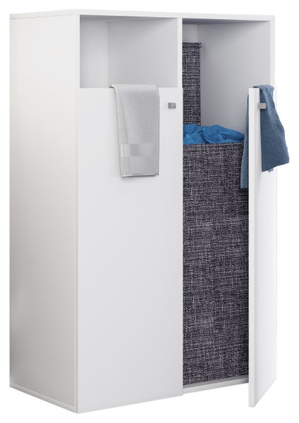 Wäscheschrank Wäschetruhe Wäschebox Dreso XL 2-f