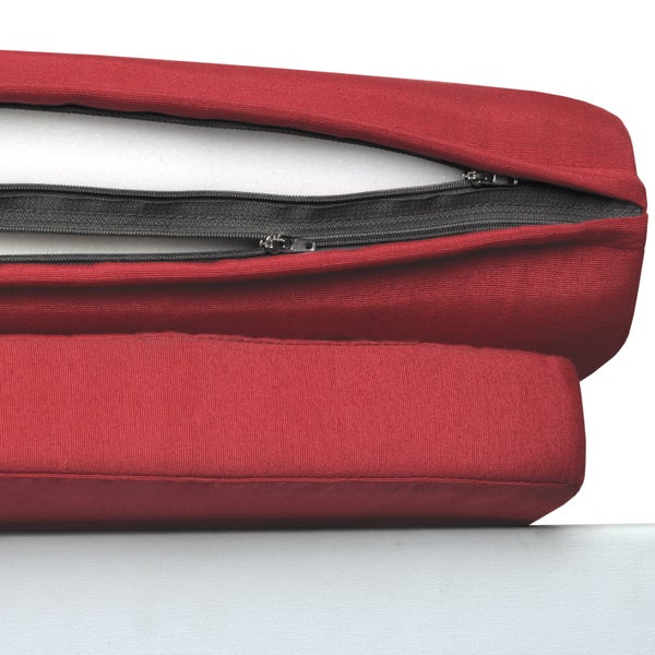 Beautissu Loftlux DC Deckchairauflage 175x45x5cm Rot