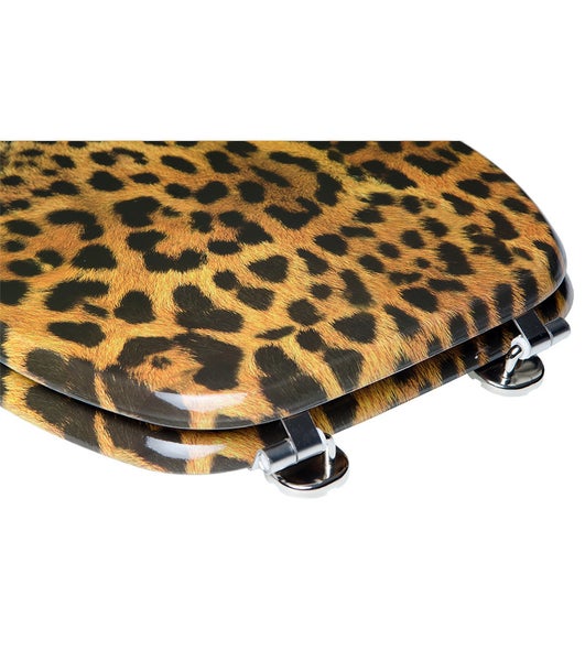 WC-Sitz Leopardenfell