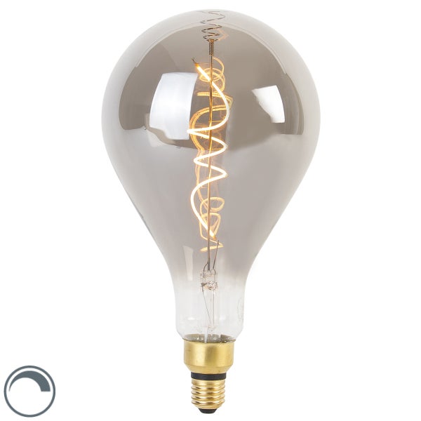 E27 dimmbare LED-Spiralfadenlampe A165 Rauch 4W 120 lm 1800K