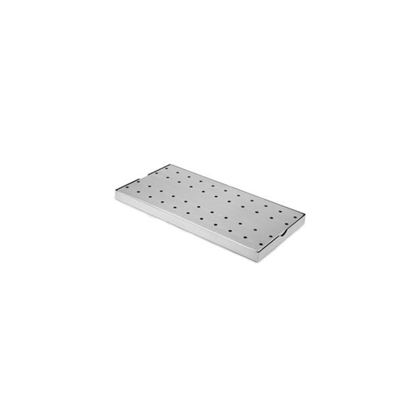 Tropfblech, Abtropfblech, Tropfschale mit runden Löchern - 405 x 204 x 28 mm