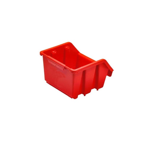 PROREGAL SuperSparSet 40x Sichtlagerbox 1 HxBxT 7,5 x 11,6 x 11,2 cm Polypropylen Rot