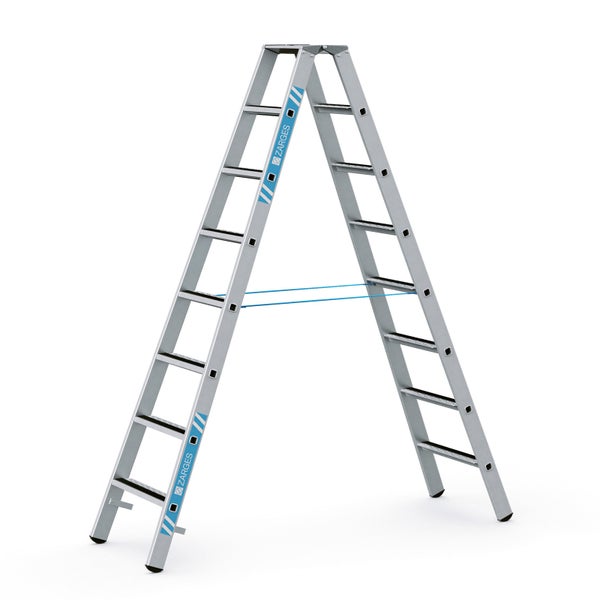 Zarges Stehleiter aus Aluminium mit Sprossen