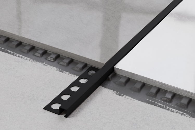 Fliesenschiene für den Wandabschluss