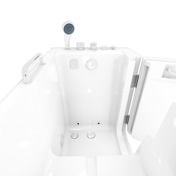 Begehbare Badewanne mit Tür, Handgriff und Duschkopf