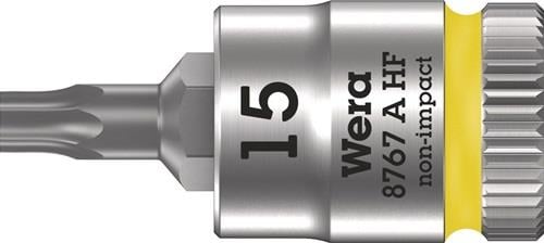 Wera Steckschlüsseleinsatz 8767 A HF TORX 1/4 T15 Länge 28 mm - 5003363001
