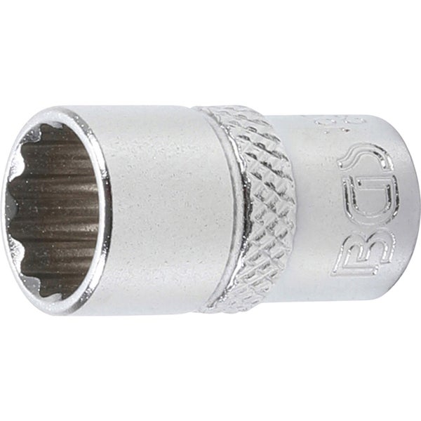 BGS Steckschlüssel-Einsatz Zwölfkant Antrieb Innenvierkant 6,3 mm (1/4) SW 10 mm - 10780