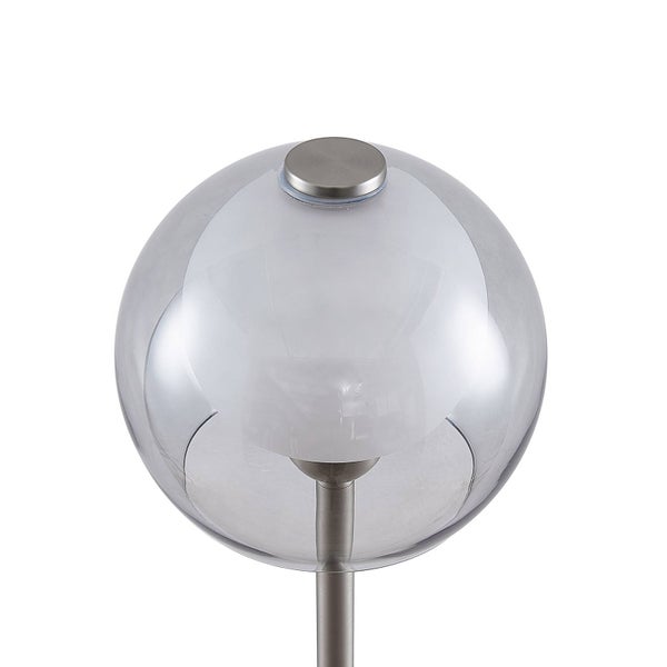 Lucande Stehlampe Kaiya (Modern) in Alu aus Metall (1 flammig, E27) - Stehleuchte Standleuchte Floor Lamp Wohnzimmerlampe Wohnzimmerleuchte