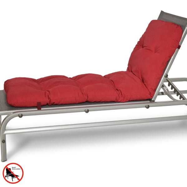 Beautissu Flair RL Rollliegenauflage 190x60x8cm Rot