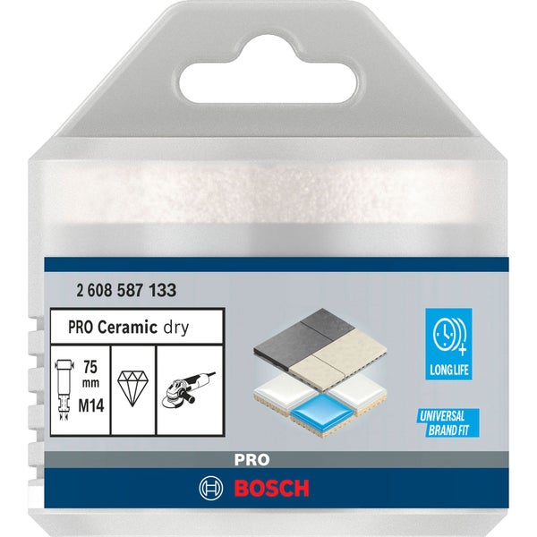 Bosch Pro Ceramic dry Trennscheibe, 75 mm, M14