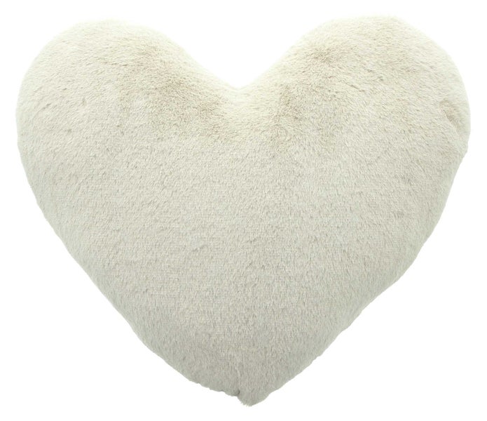 FRANK FLECHTWAREN | Kuschelkissen Herz, POLYESTER, POLYESTER, 40 x 40 x 12 cm