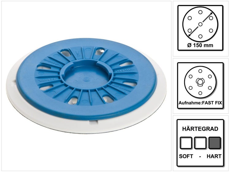Festool Schleifteller ST-STF D150/17MJ-FX-H-HT 150 mm FastFix hart ( 496149 )
