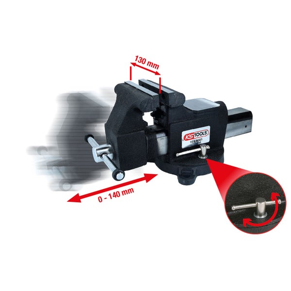 KS TOOLS Parallel-Schraubstock 5 - 914.0005