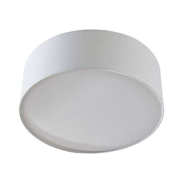Lindby Deckenlampe Mariat (Modern) in Weiß aus Textil (3 flammig, E27) - Deckenleuchte Lampe Wohnzimmerleuchte