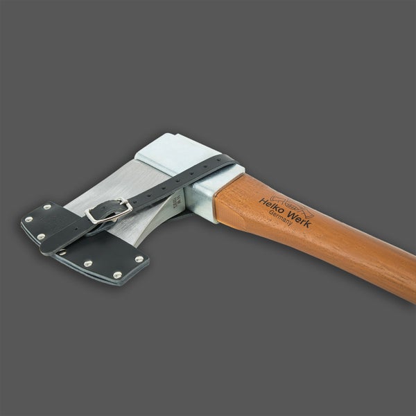 Helko Werk Beil mit Holzstiel und Lederschneidenschutz