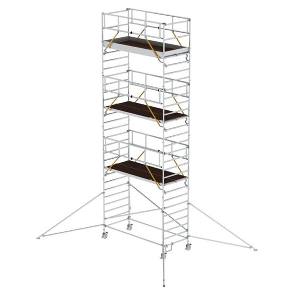 MUNK Rollgerüst SG mit Doppelplattform 1,35x3,00m und Ausleger 9,55m AH