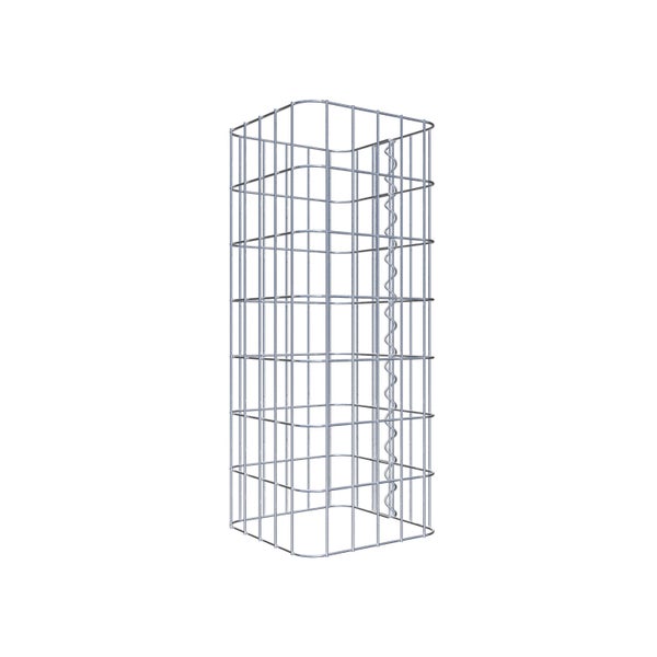 Gabionensäule 27 x 27 cm, MW 5 x 10 cm eckig - Höhe: 0,70 m